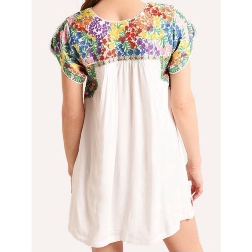 J. Marie Embroidered Mini Dress Size S - Picture 2 of 6